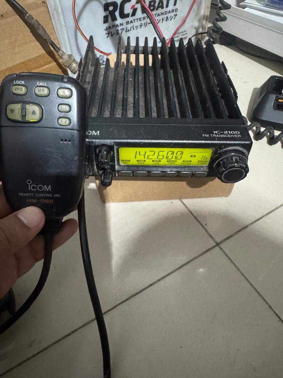 RADIO RIG ICOM 2100 BLACK