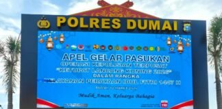RAPI 0406 Dumai Ikut Apel Operasi Ketupat Lancang Kuning di Polres Dumai