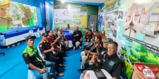 Ketua RAPI 04.06 Dumai Kunjungi Posko Bankom Operasi Ketupat Lancang Kuning 2026